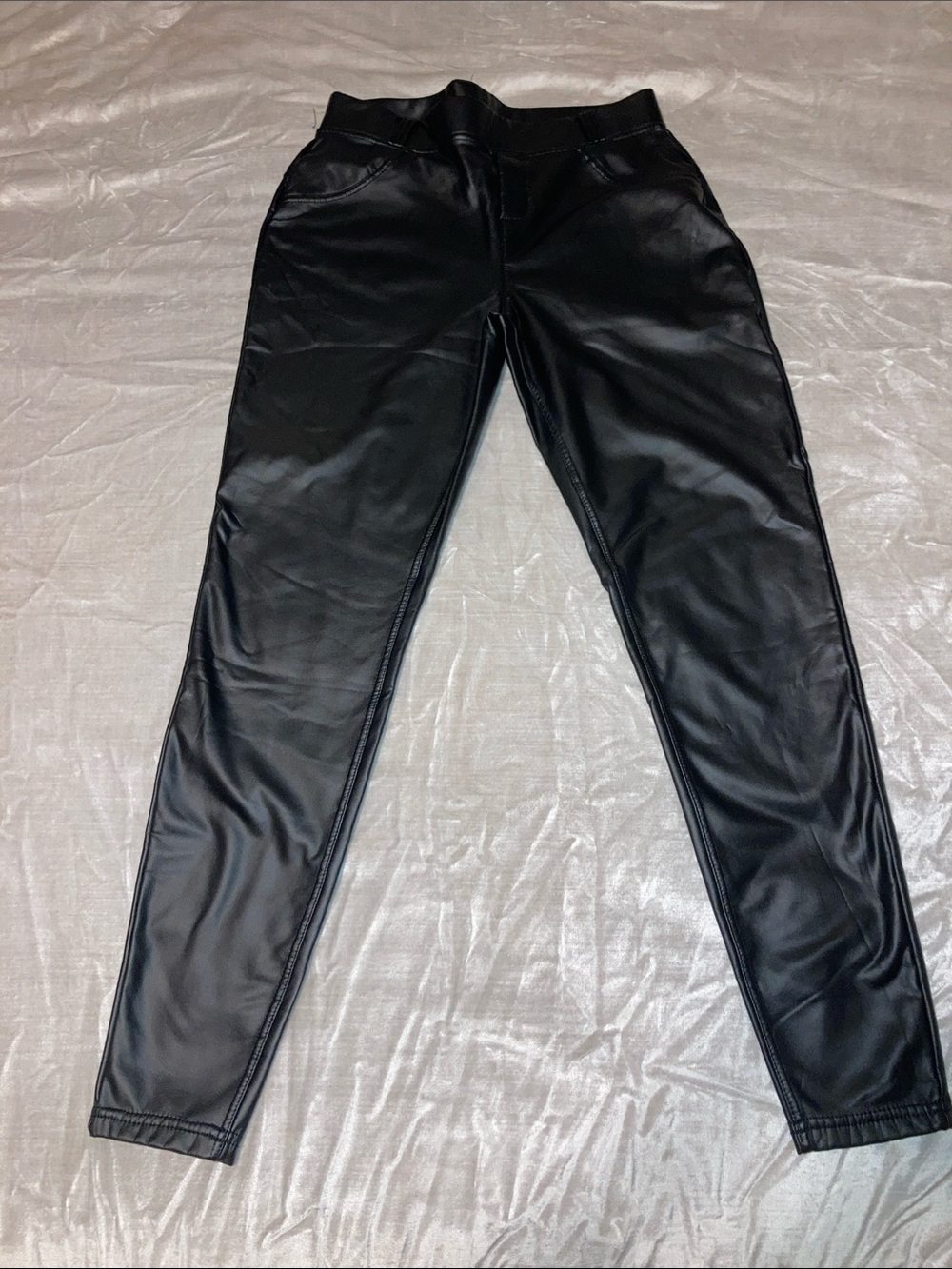 Booty Enhancing PU Leather Leggings